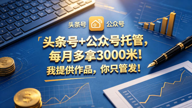 <a href="https://www.zdlhp.com/remen/9257.html" title="闲鱼" target="_blank">闲鱼</a>引流-头条号公众号AI托管项目实操界面截图含收益数据看板与一键发布按钮