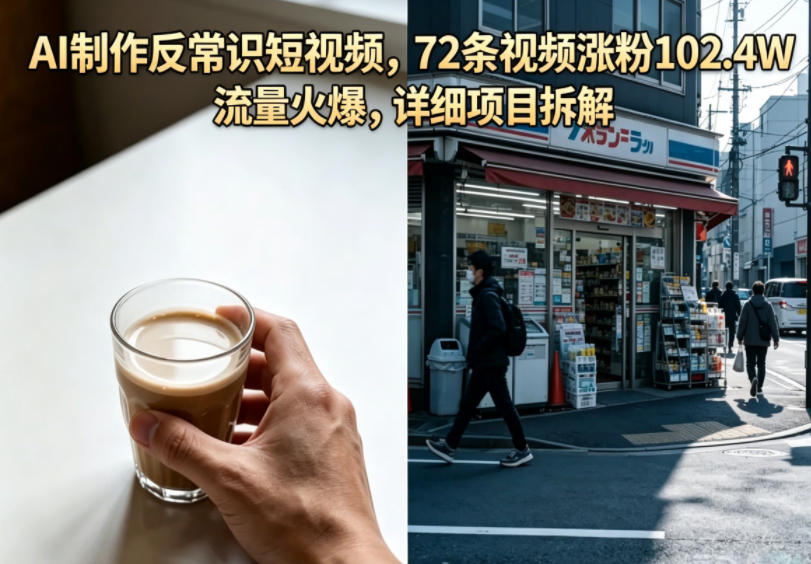 0成本用AI打造反常识短视频，3步引爆流量实现精准获客！