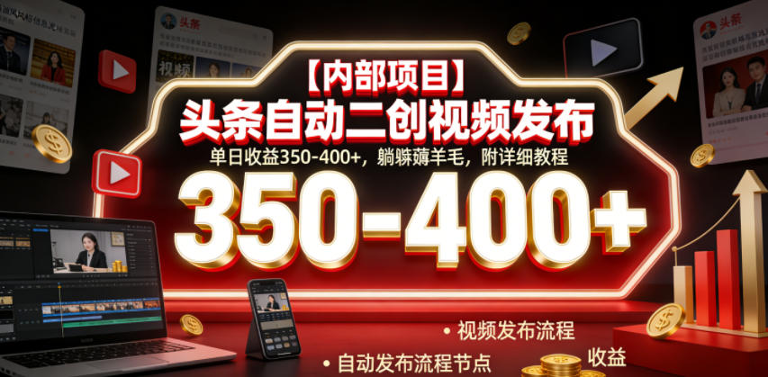 (图1) 闲鱼引流-今日头条AI二创系统界面截图:含素材采集、智能混剪、多账号发布三大核心模块操作面板