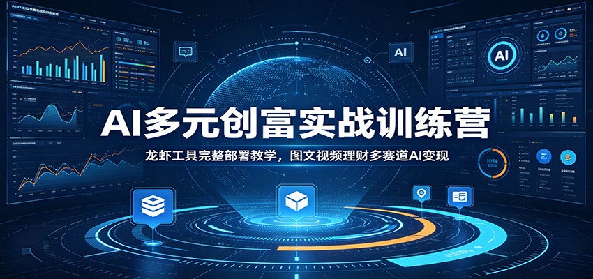 (图1) 闲鱼引流-龙虾AI工具界面实拍图:可视化操作面板支持文字生成、图像合成与视频脚本一键输出