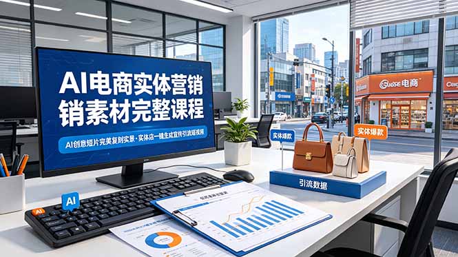 (图1) <a href="https://www.zdlhp.com/remen/9257.html" title="闲鱼" target="_blank">闲鱼</a>引流-茂隆AI电商智能短视频生成界面展示门店实景复刻效果