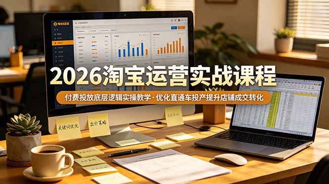 (图1) <a href="https://www.zdlhp.com/remen/9257.html" title="闲鱼" target="_blank">闲鱼</a>引流-淘系直通车与人群推广实战课程封面图,含关键词投放逻辑与爆款链路拆解