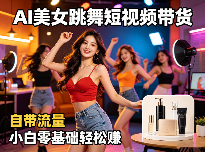 (图1) 闲鱼引流-AI虚拟偶像跳舞短视频带货全流程解析,零基础新手日更30分钟稳定变现