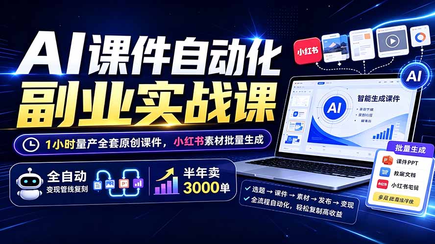 (图1) 闲鱼引流-小红书课件类目热销榜单截图:显示班会课件、家长会PPT、学科教案等TOP商品销量超8000单