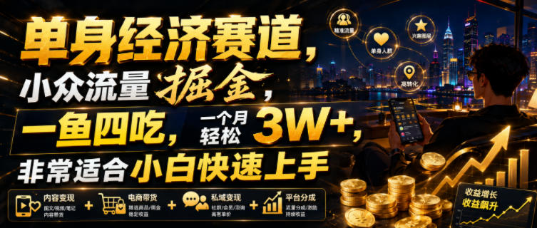 小红书0成本起号课：3步搞定无货源开店、