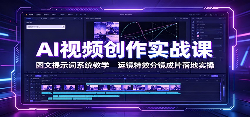 0成本掌握AI视频全流程！3步搞定提示词