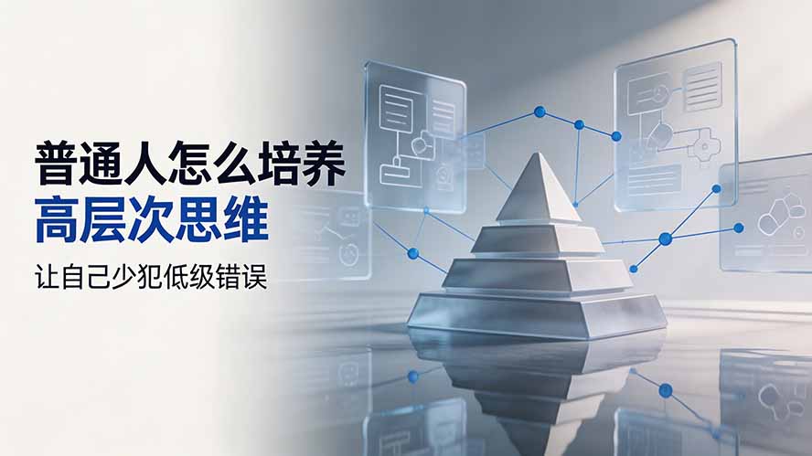 (图1) <a href="https://www.zdlhp.com/remen/9257.html" title="闲鱼" target="_blank">闲鱼</a>引流-高层次思维训练示意图:展示问题拆解、因果分析与决策校准三阶段流程图