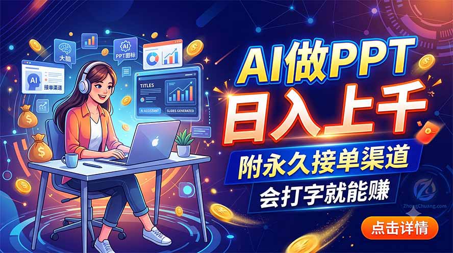 (图1) 闲鱼引流-豆包AI生成高质量商务PPT界面实拍图,展示8页完整方案一键输出效果