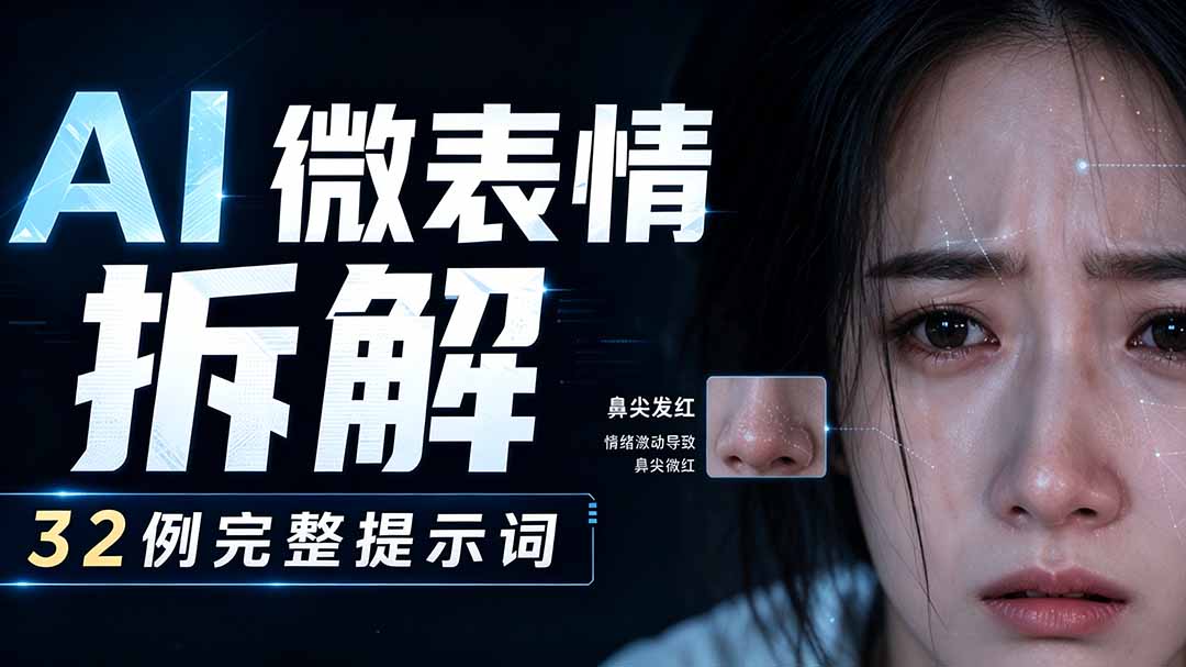 闲鱼引流-AI微表情时间轴拆解图含情绪曲线与动作节点标注