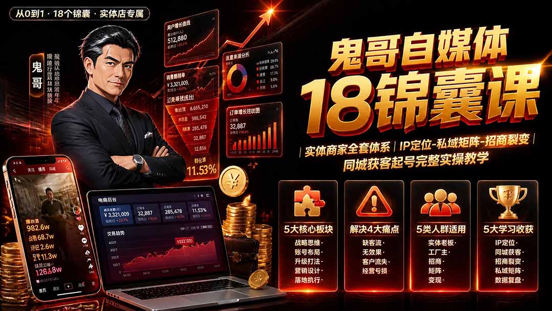 (图2) 闲鱼引流-实体老板学习场景实拍:手机端观看鬼哥课程并同步笔记记录