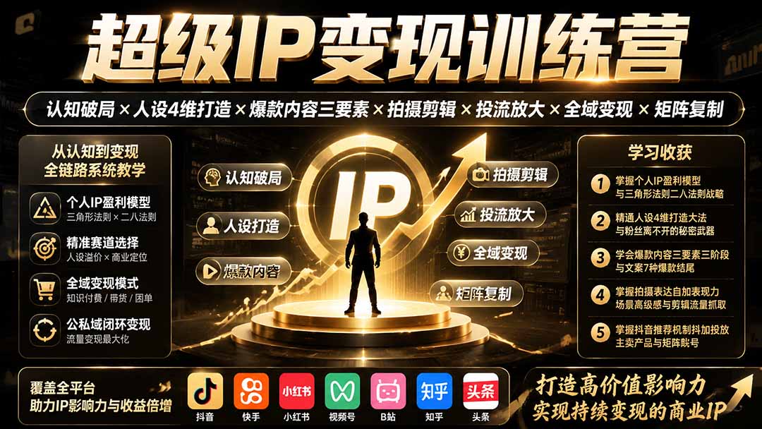 (图2) 闲鱼引流-超级IP课程目标人群示意图,精准指向知识博主、实体商家与<a href="https://www.zdlhp.com/duanshipin" title="短视频" target="_blank">短视频</a>创作者三类核心用户
