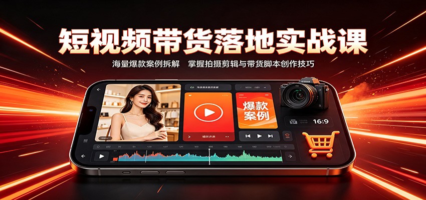 (图1) <a href="https://www.zdlhp.com/remen/9257.html" title="闲鱼" target="_blank">闲鱼</a>引流-短视频带货实战课现场教学场景含多屏案例演示与学员实操画面