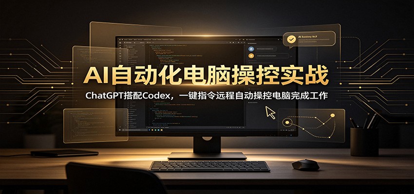 (图1) <a href="https://www.zdlhp.com/remen/9257.html" title="闲鱼" target="_blank">闲鱼</a>引流-ChatGPT与Codex协同实现电脑自动操作的界面演示图
