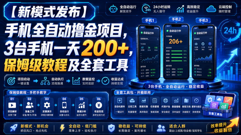 (图1) <a href="https://www.zdlhp.com/remen/9257.html" title="闲鱼" target="_blank">闲鱼</a>引流-手机自动化撸金项目实景操作界面展示,含多平台任务调度面板与实时收益统计