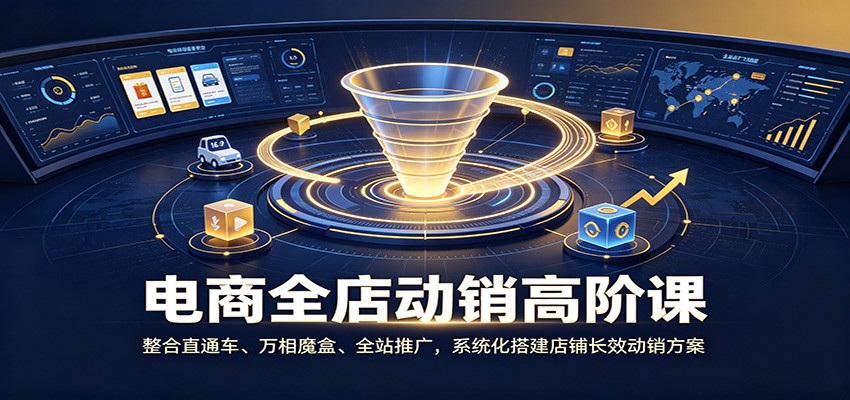 0成本启动！3步打通直通车+万相魔盒+全站推广，实现电商店铺长效动销与精准获客
