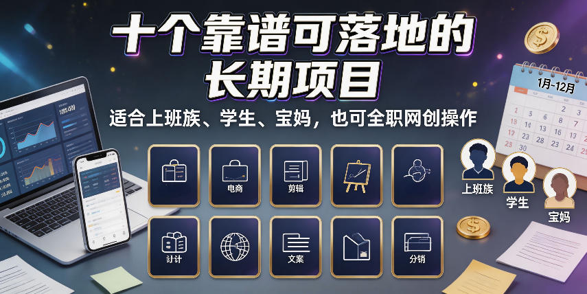 (图1) 闲鱼引流-十大长期轻资产创业项目全景图:涵盖<a href="https://app-a873btcv2n0h.appmiaoda.com" title="AI" target="_blank">AI</a>工具赋能、平台流量红利与私域沉淀组合策略