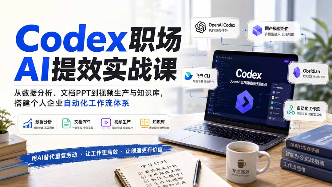 (图1) 闲鱼引流-Codex智能办公系统界面实拍图,展示多模型切换与自动化任务面板